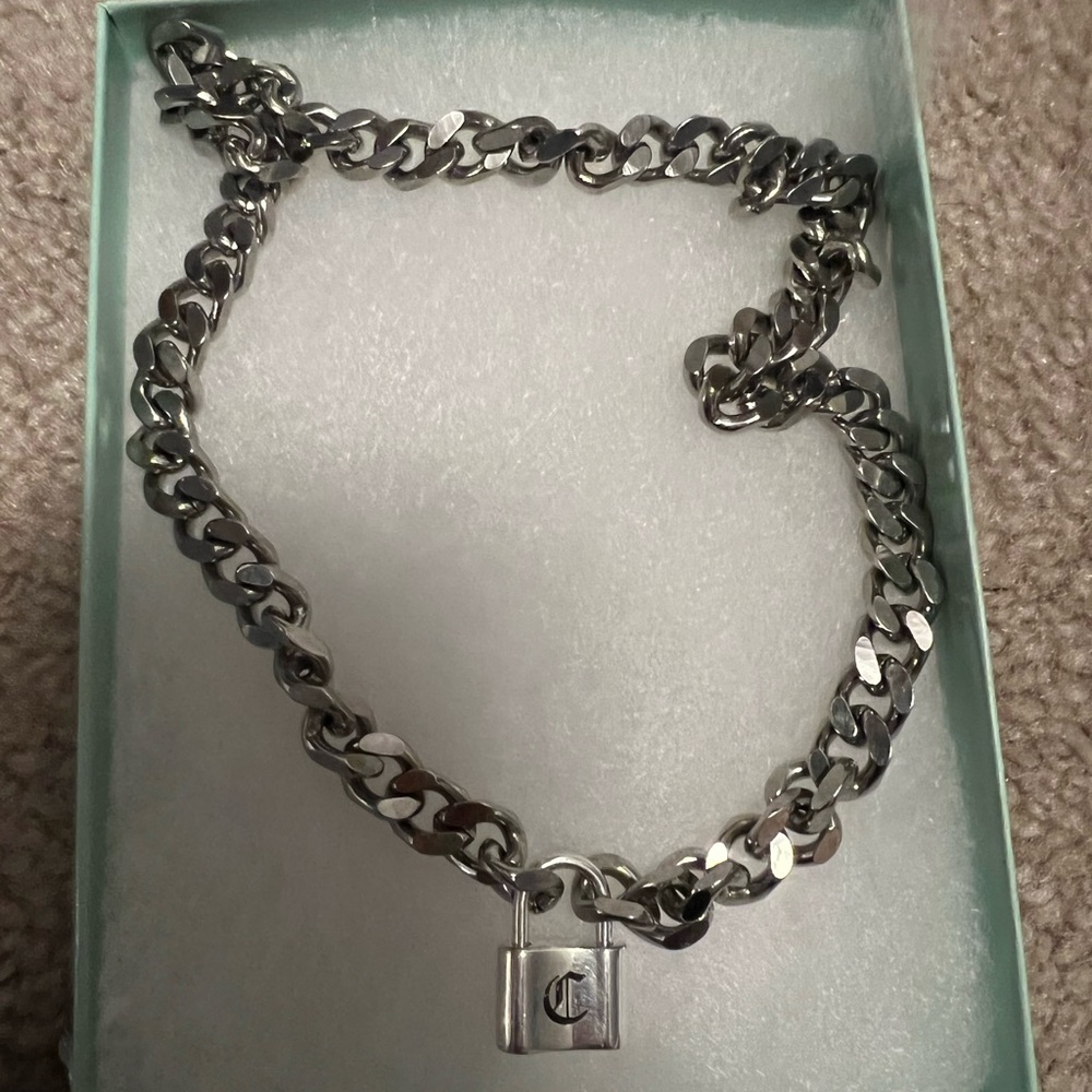Dalmata initial choker necklace